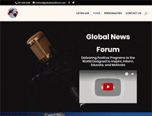 Tablet Screenshot of globalnewsforum.com